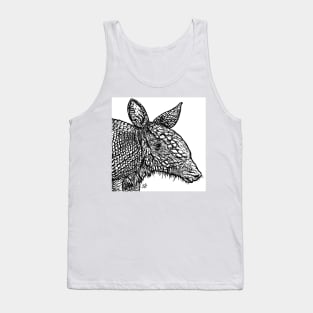 ARMADILLO ink portrait .1 Tank Top